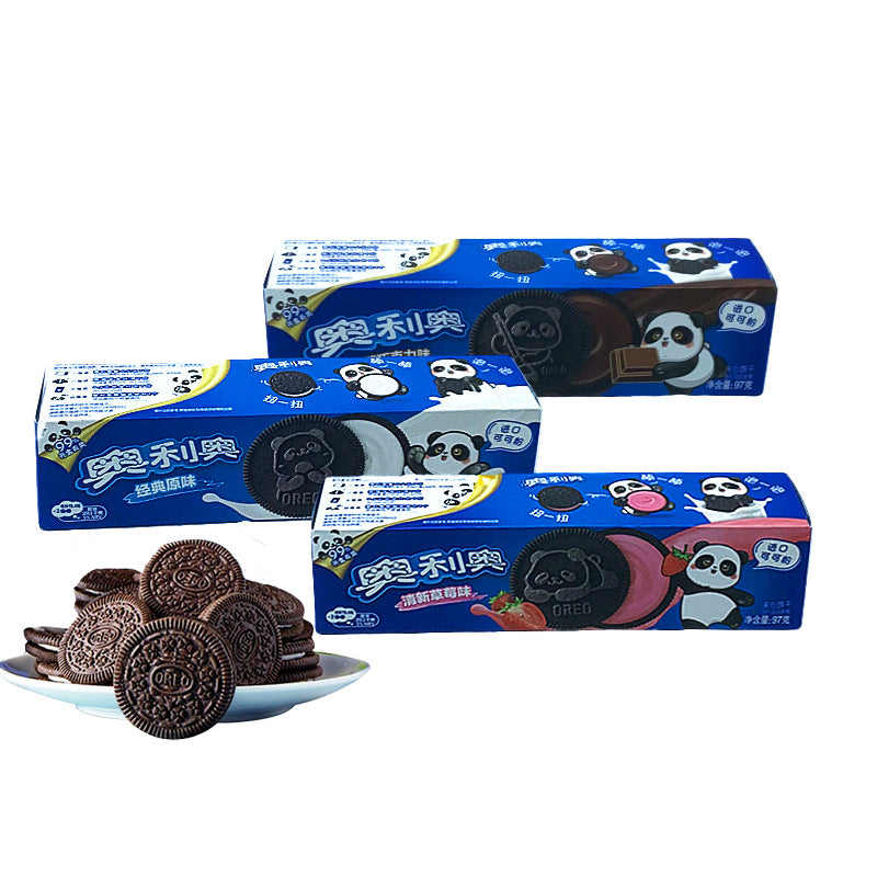 Oreo Cookies Panda Strawberry Cream Flavor(China) 97g*24/case