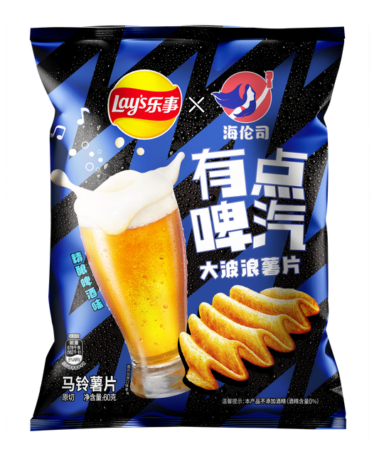 Lays Big Wave Chips (China) 60g*22/Case